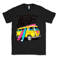 Black california super surf Classic Tee - artisFamous