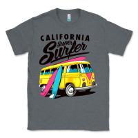 Charcoal Heather california super surf Classic Tee - artisFamous