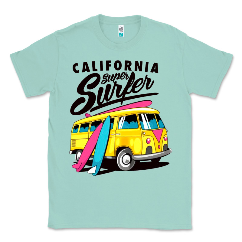 California Super Surf Classic Tee by artisFamous | Teevron