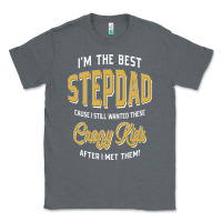Charcoal Heather I'm The Best Stepdad | Father's Day Classic Tee - artisFamous