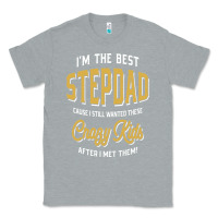 Heather Grey I'm The Best Stepdad | Father's Day Classic Tee - artisFamous
