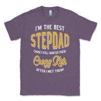 Lavender I'm The Best Stepdad | Father's Day Classic Tee - artisFamous