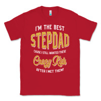 Red I'm The Best Stepdad | Father's Day Classic Tee - artisFamous