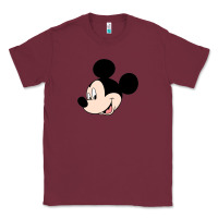 Burgundy micky mouse Classic Tee - artisFamous