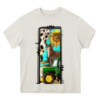 Cream farm life alphabet lowercase letters l Heavy Core Tee - BundleAndBundleShop