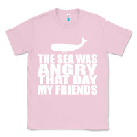 Bubblegum Pink seinfeld   the sea was angry that day my friends Classic Tee - artisFamous