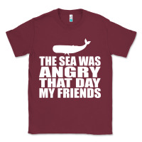 Burgundy seinfeld   the sea was angry that day my friends Classic Tee - artisFamous