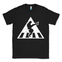 Black The Ministry of Silly Walks Distressed Classic Tee - artisFamous
