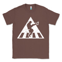 Chestnut The Ministry of Silly Walks Distressed Classic Tee - artisFamous