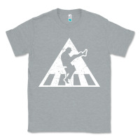 Heather Grey The Ministry of Silly Walks Distressed Classic Tee - artisFamous