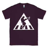 Plum The Ministry of Silly Walks Distressed Classic Tee - artisFamous