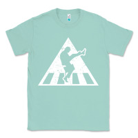 Seafoam The Ministry of Silly Walks Distressed Classic Tee - artisFamous