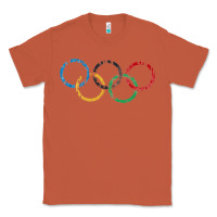 Copper OLYMPIC RINGS Classic Tee - artisFamous