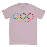 Lilac OLYMPIC RINGS Classic Tee - artisFamous
