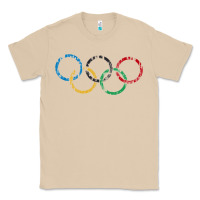Mushroom OLYMPIC RINGS Classic Tee - artisFamous