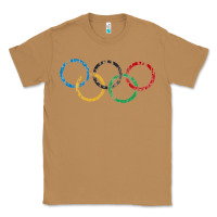 Toasted Coconut OLYMPIC RINGS Classic Tee - artisFamous