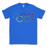 True Royal OLYMPIC RINGS Classic Tee - artisFamous