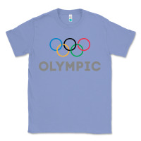 Colony Blue OLYMPIC RINGS Classic Tee - artisFamous