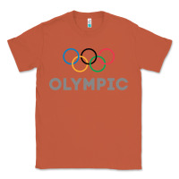 Copper OLYMPIC RINGS Classic Tee - artisFamous