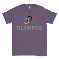 Lavender OLYMPIC RINGS Classic Tee - artisFamous