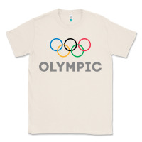 Natural OLYMPIC RINGS Classic Tee - artisFamous
