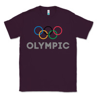 Plum OLYMPIC RINGS Classic Tee - artisFamous
