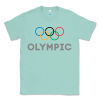 Seafoam OLYMPIC RINGS Classic Tee - artisFamous