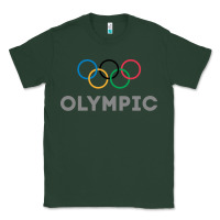 Sports Green OLYMPIC RINGS Classic Tee - artisFamous