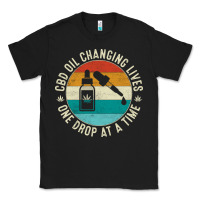 Black CBD Oil Changing Lives Classic Tee - artisFamous
