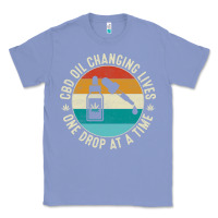 Colony Blue CBD Oil Changing Lives Classic Tee - artisFamous