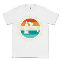 White CBD Oil Changing Lives Classic Tee - artisFamous