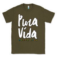 Army Green costa rica pura vida Classic Tee - artisFamous