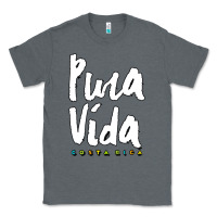 Charcoal Heather costa rica pura vida Classic Tee - artisFamous