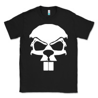Black crazy beaver skull Classic Tee - artisFamous