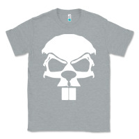 Heather Grey crazy beaver skull Classic Tee - artisFamous