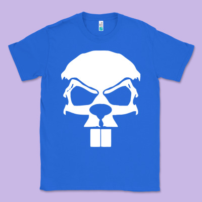 Crazy Beaver Skull Classic Tee Designed By Artisfamous