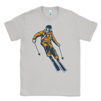 Moon Dust born to ski Classic Tee - artisFamous