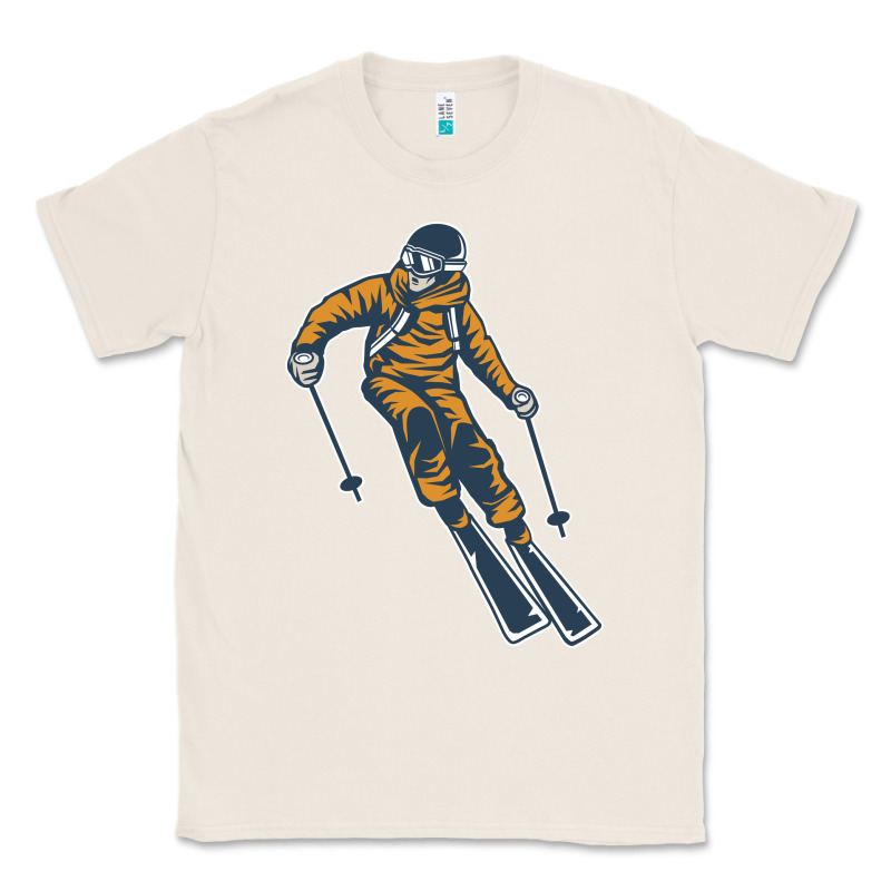 Born To Ski Classic Tee by artisFamous | Teevron