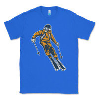 True Royal born to ski Classic Tee - artisFamous
