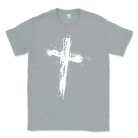 Heather Grey cross Classic Tee - artisFamous