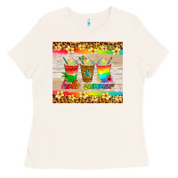 Bone hello summer ice coffee Ladies Tee - Artiststas