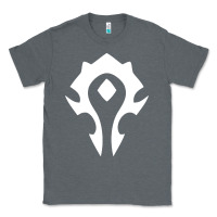 Charcoal Heather horde symbol Classic Tee - artisFamous