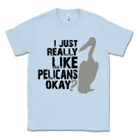 Dusty Blue i just really like pelicans okay Classic Tee - artisFamous