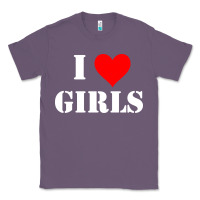 Lavender i love girls Classic Tee - artisFamous