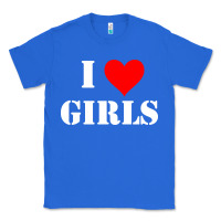 True Royal i love girls Classic Tee - artisFamous
