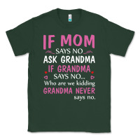 Sports Green if mom says no ask grandma if grandma says no Classic Tee - artisFamous