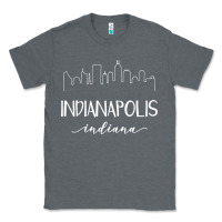 Charcoal Heather indiana Classic Tee - artisFamous