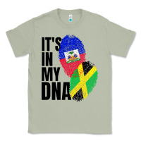 Matcha jamaican and haitian mix flag dna heritage Classic Tee - artisFamous