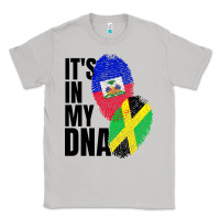 Moon Dust jamaican and haitian mix flag dna heritage Classic Tee - artisFamous