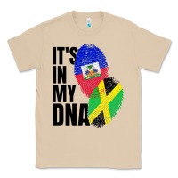 Mushroom jamaican and haitian mix flag dna heritage Classic Tee - artisFamous